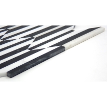 BIZOU - 0.57X5/10X12, WHITE/BLACK, POLISHED